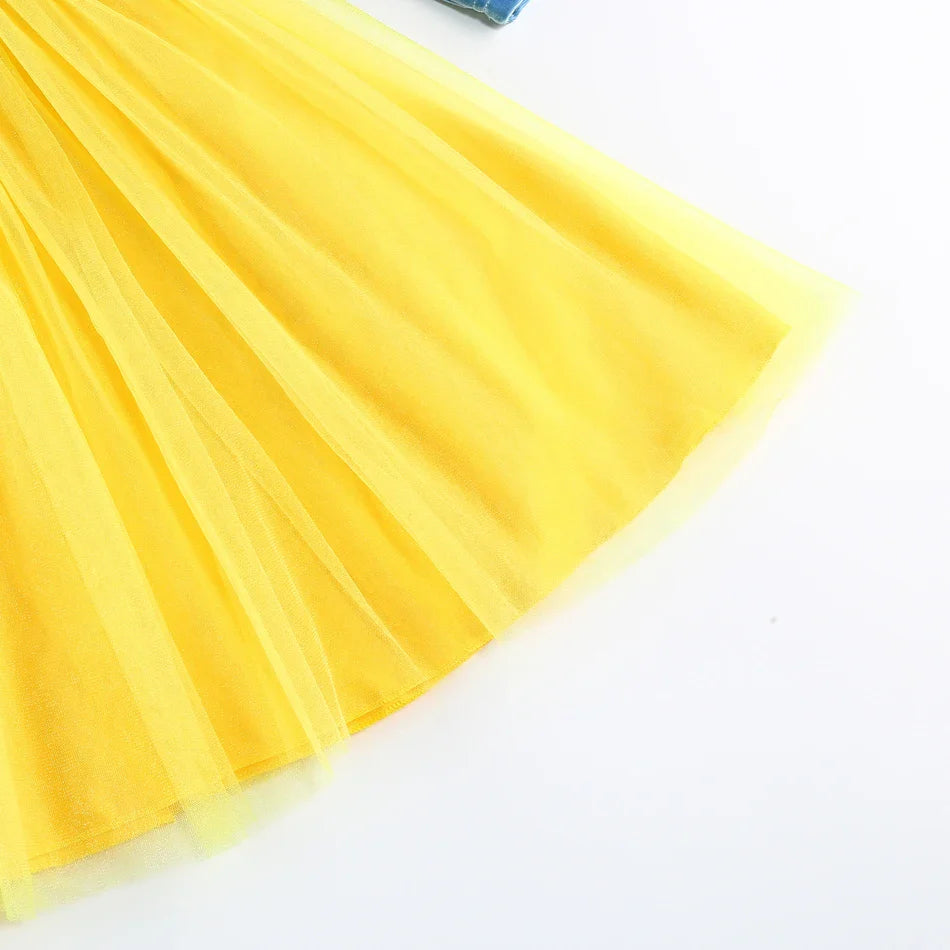 Halloween Girl Snow White Costume Party Dresses For Girls Cartoon Role Playing Outfits Kids Christmas Theme Fantasy Tulle Gown