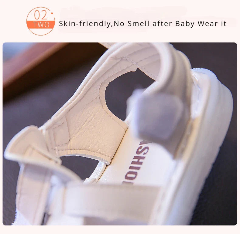 Summer Children Light-up Toddler Shoes New Bunny Soft-soled Roman Shoes Baby's Footwear Sandals Kids Shoes Girl with LED G12191