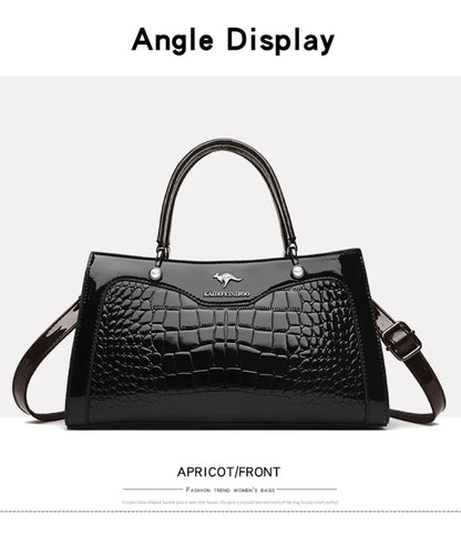 2024 Genuine High Quality  Luxury Handbag Designer Crossbody Bags for Women  Fashion Crocodile Pattern  Shoulder Bag Totes Bags