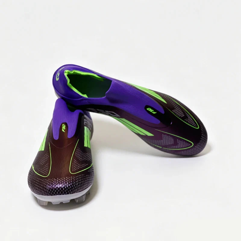 Pro Without-lace F50 Mens Soccer Shoes Boys Training Non-Slip Turf Soccer Cleats TF/FG Football Sneakers Chuteira Campo 35-45
