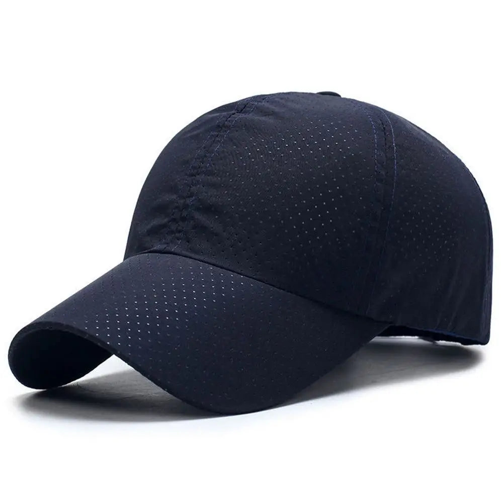 Breathable Quick Dry Baseball Cap Mesh Sun Hat Golf Tennis Cap For Outdoor Sports Running Hiking Camping For Men Women