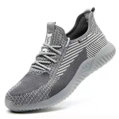 Safety Shoes Men's Work Boots Steel Toe Cap Puncture-Proof Indestructible Security Work Shoes Women Light Comfortable Sneakers