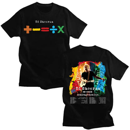 European Tour 2025 T-shirts Men's and Women's Cotton Clothing O Collar Short Sleeve Loose Fashion Tshirt Fan Gif Tees