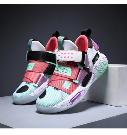 Kids Shoes Running Girls Boys School Casual Sports Tennis Sneakers Basketball Outdoor Lightweight Children Shoes Non-slip
