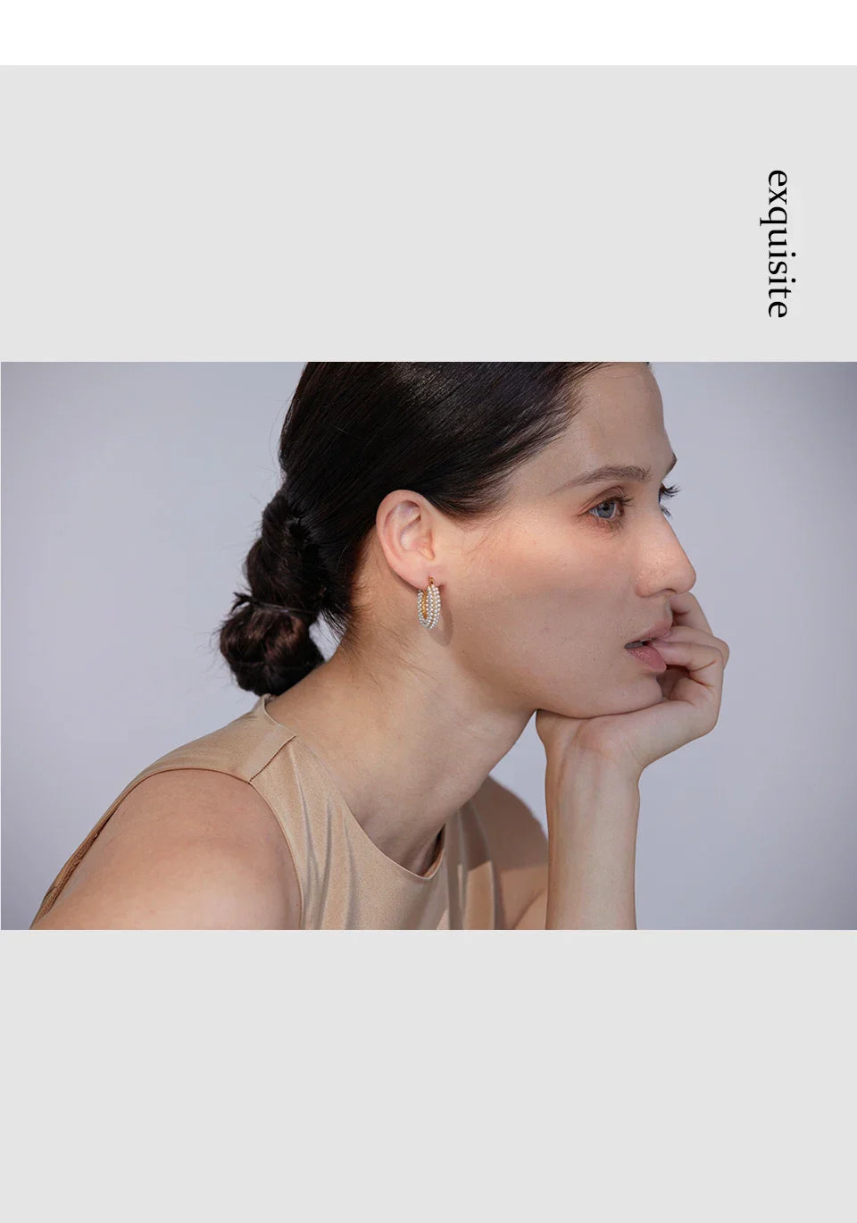 Exquisite Luxury Stainless Steel Imitation Pearls Hoop Huggie Earrings Romantic Elegant Fashion Charm Trendy Chic Jewelry