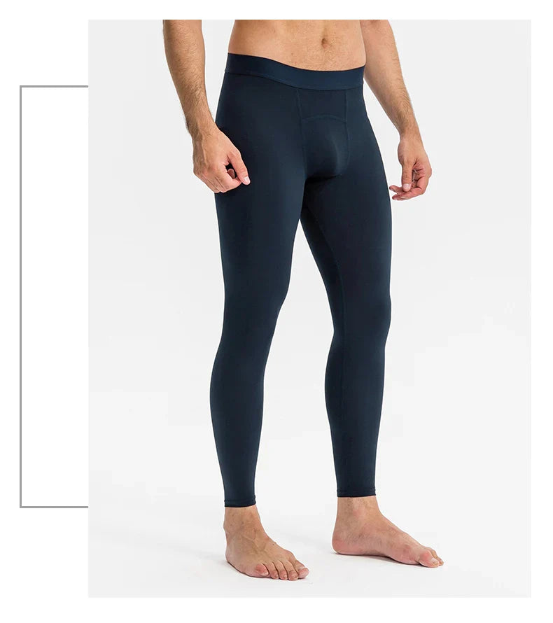 Men's Running Leggings Quick Dry Gym Fitness Sports Pants Workout Training Jogging Sports Trousers Compression Sport Pants