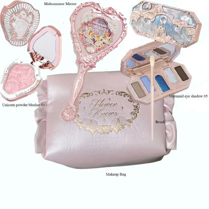 All In One Makeup Set Gift Box Garden Cushion Cream Foundation Matte Blush Long Lasting Velvet Lip Cream With Bag