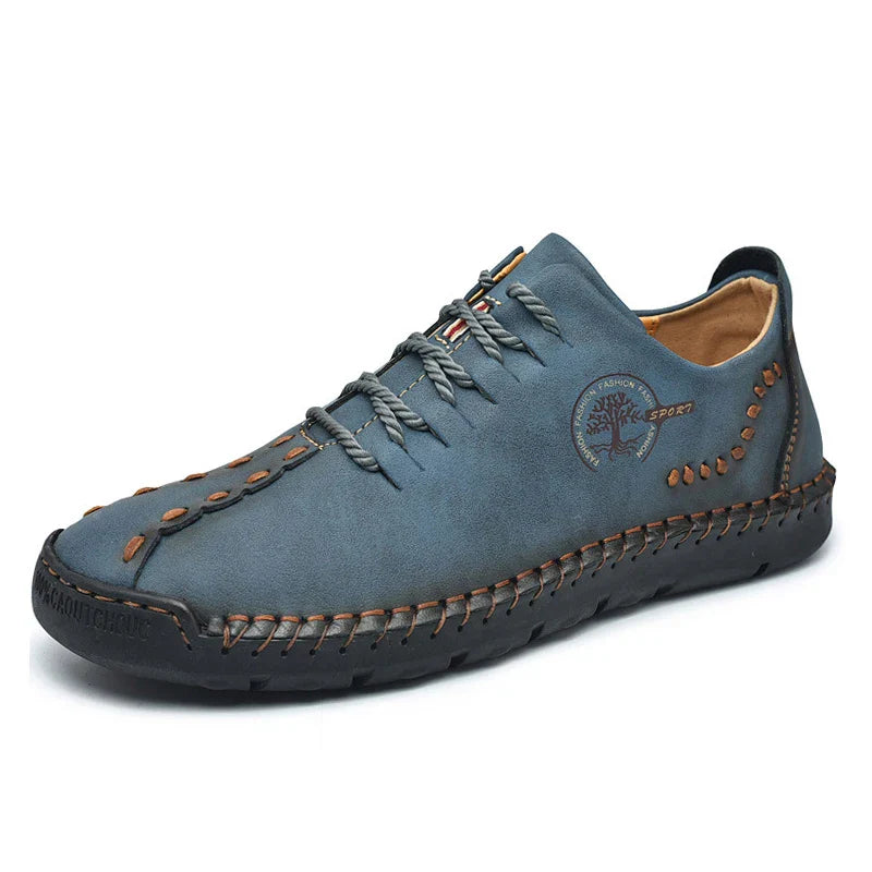 Handmade Leather Casual Men Shoes Design Sneakers Men Comfortable Leather Men Loafers Hot Sale Moccasins Driving Shoes Plus Size