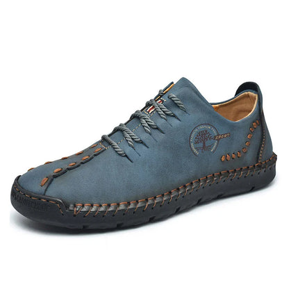 Handmade Leather Casual Men Shoes Design Sneakers Men Comfortable Leather Men Loafers Hot Sale Moccasins Driving Shoes Plus Size