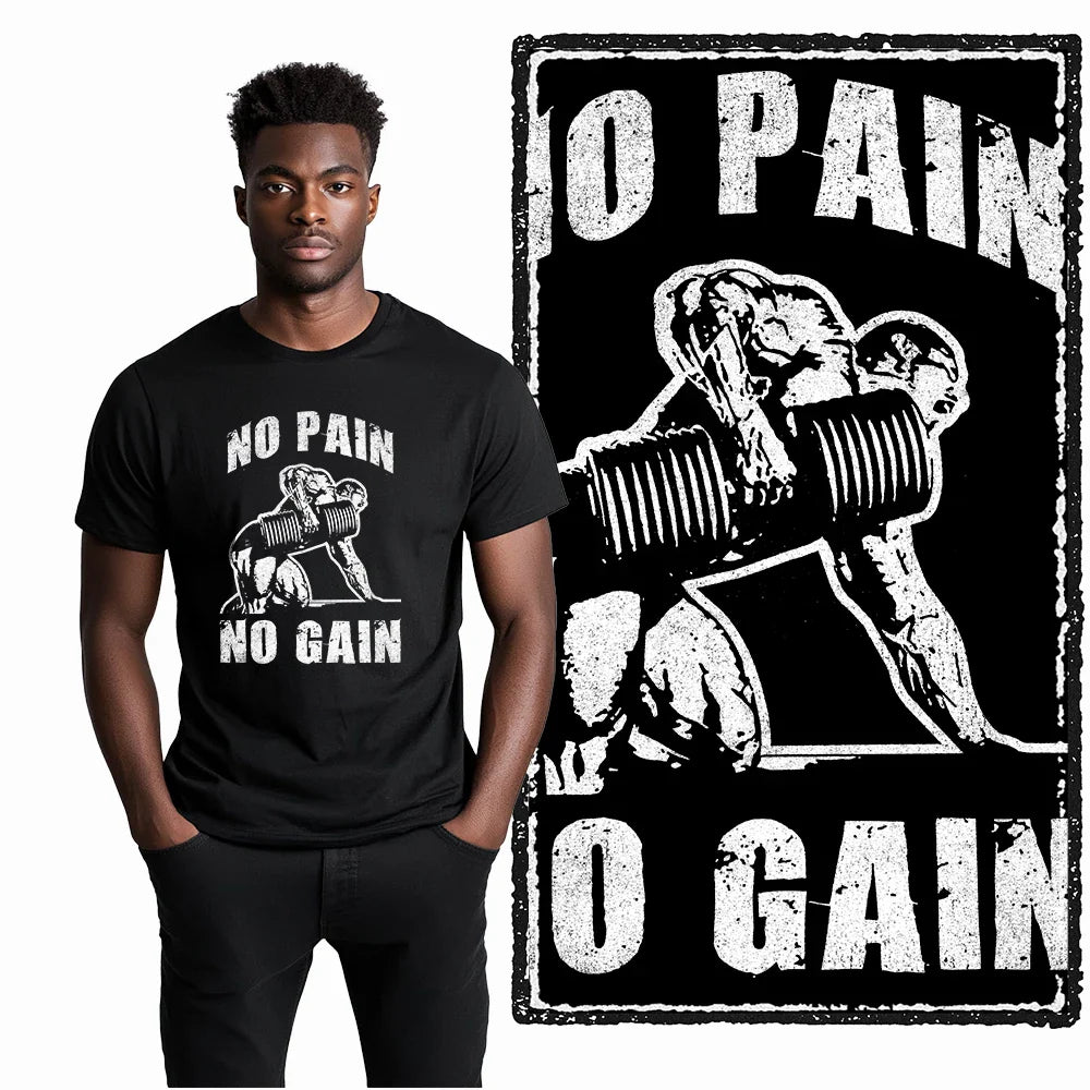 Coolmind YG Body building gym Cotton Exclusive Graphic Men T shirt for men cotton Big Size Cool BLACK men's novelty tee shirt