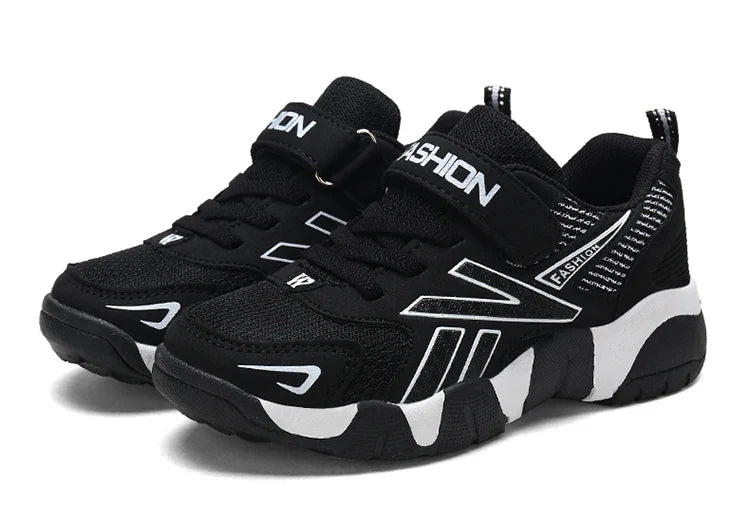Children's Sneakers for Boy Lightweight Sport Tennis Shoes Fashion Breathable Mesh Kids School Running Basketball Shoes Non Slip
