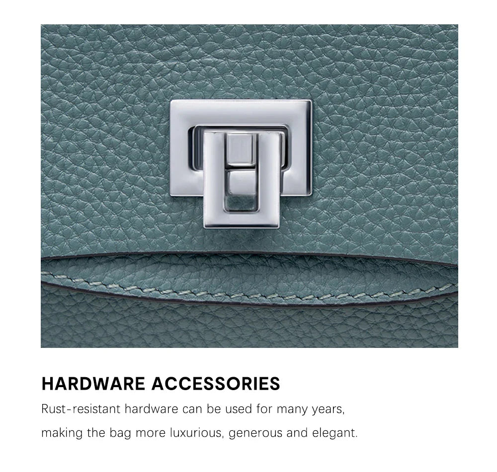 Women Genuine Leather Top-handle Bag Envelope Bags Luxury Designer Shoulder Handbag Ladies Elegant Crossbody For Ladies