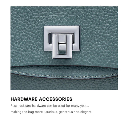 Women Genuine Leather Top-handle Bag Envelope Bags Luxury Designer Shoulder Handbag Ladies Elegant Crossbody For Ladies