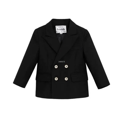 Flower Boys Wedding Suit Children Photography Dress Kids Stage Performance Formal Blazer Suit Baby Birthday Ceremony Costume