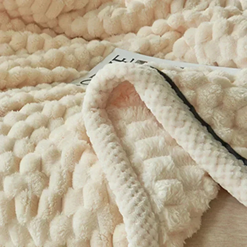 Turtle Velvet Autumn Winter Warm Sleeping Blanket Soft Comfortable Flannel Fleece Blankets for Bed Cozy Fluffy Warmth Blanket
