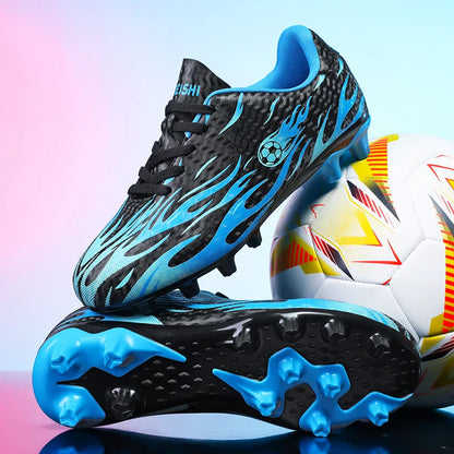 New Kid Match Boys Professional Football Boots Sneakers Soccer Shoes Comfortable Outdoor Match Non-Slip Sports Shoes Unisex