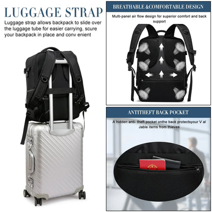 ryanair 40x20x25 and easyjet 45x36x20 Cabin Bag Travel Backpack unisex Laptop Backpack outdoor travel backpack Student.School