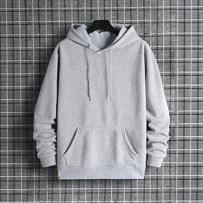 2025 New in Men's Sportswear Solid Color Hoodie + Sweatpants Urban Casual Fashion Tracksuit Fall/winter Comfort Warm Soft Outfit
