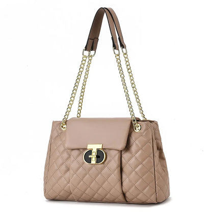 Luxury Brand Designer Women Fashionable Handbag with Diamond Grid Pattern Single Shoulder Crossbody Bag Large Capacity Tote Bag