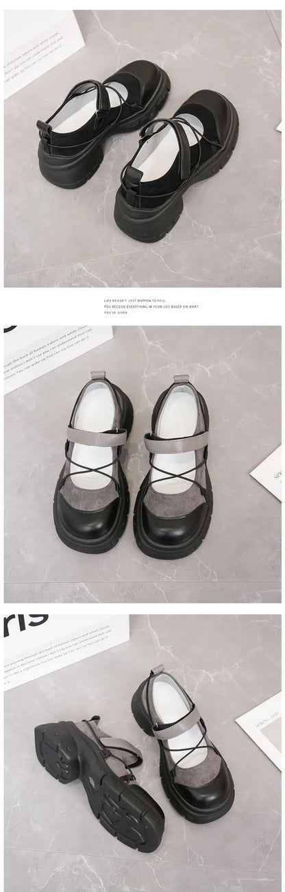 2026 Women Hot Seller Thick Soled Mary Jane Small Leather Shoes British Wind Fashion with New Single Shoe Tide Shoes for Women