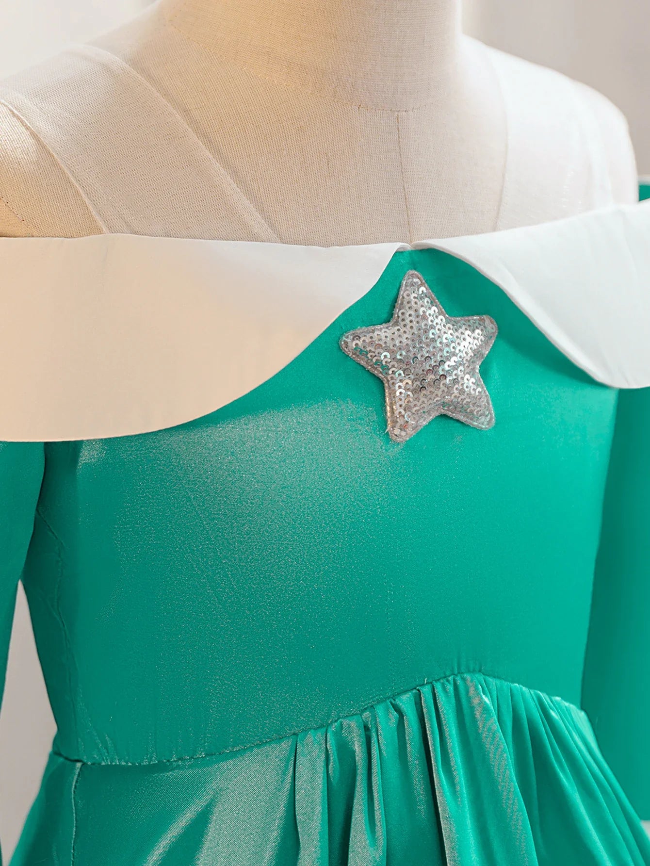 Vestido de Princesa Pêssego para Meninas Jogo Roupa de Cosplay Rosalina Fantasia de Aniversário Festa Halloween Carnaval Roupa 4-10 Anos