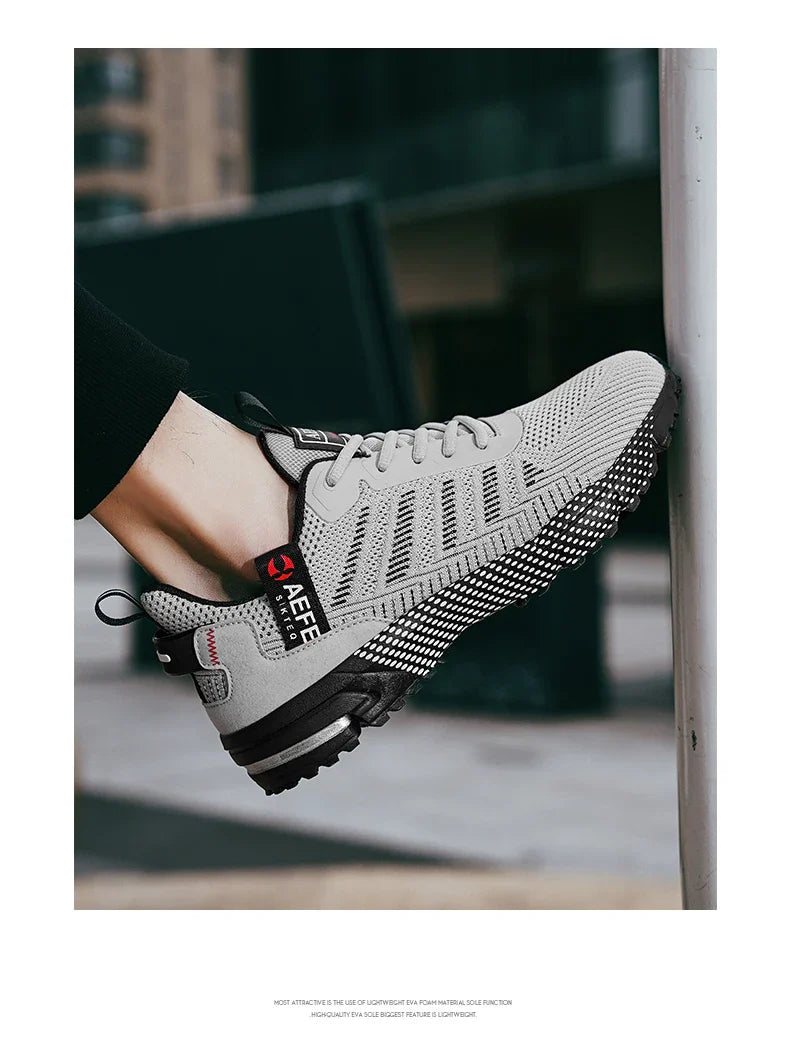 Men Running Shoes Breathable Outdoor Sports Shoes Lightweight Sneakers for Men Comfortable Athletic Training Footwear