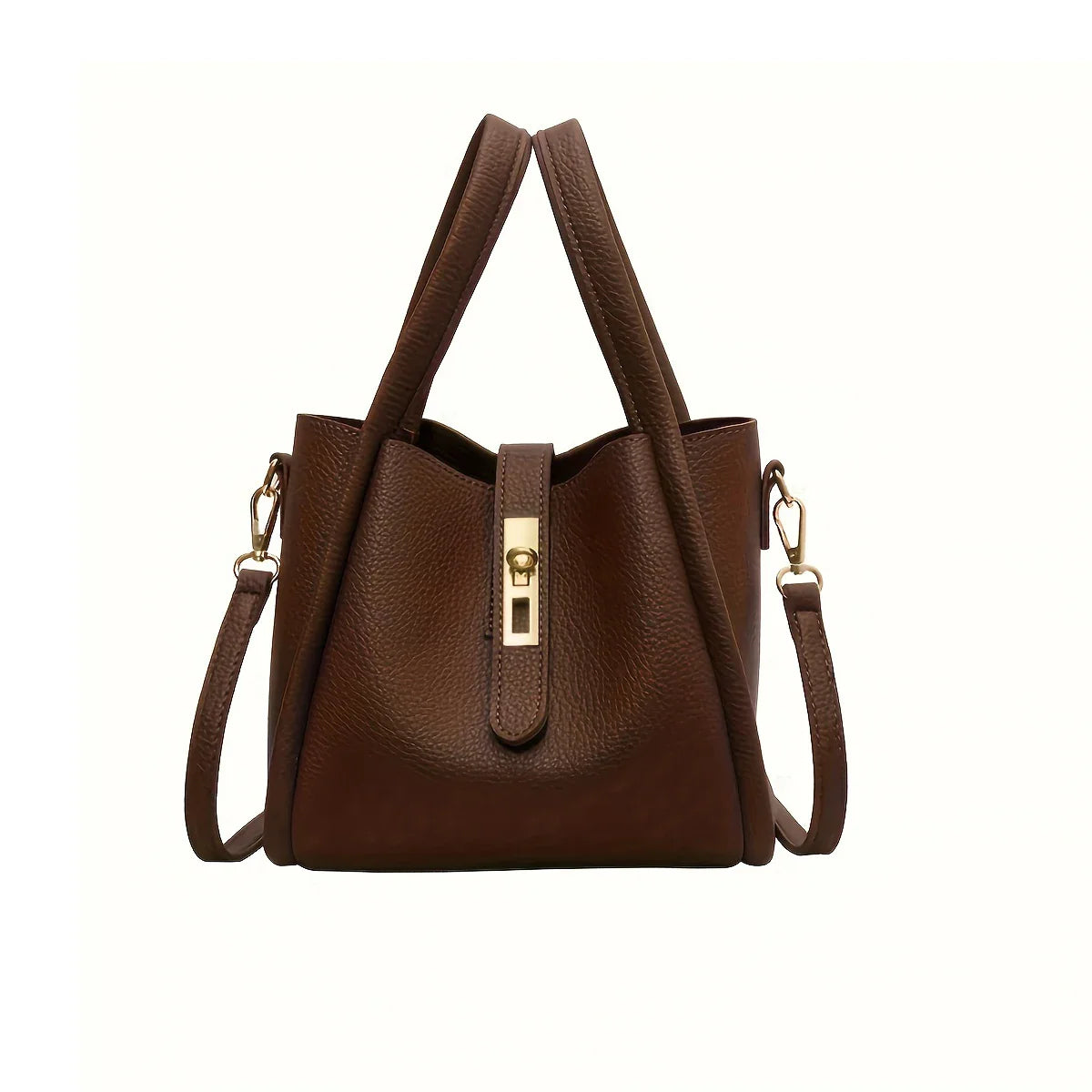 Bolsa de ombro transversal multifuncional de alto valor para o dia a dia, tendência retrô de moda outono-inverno, cor sólida simples