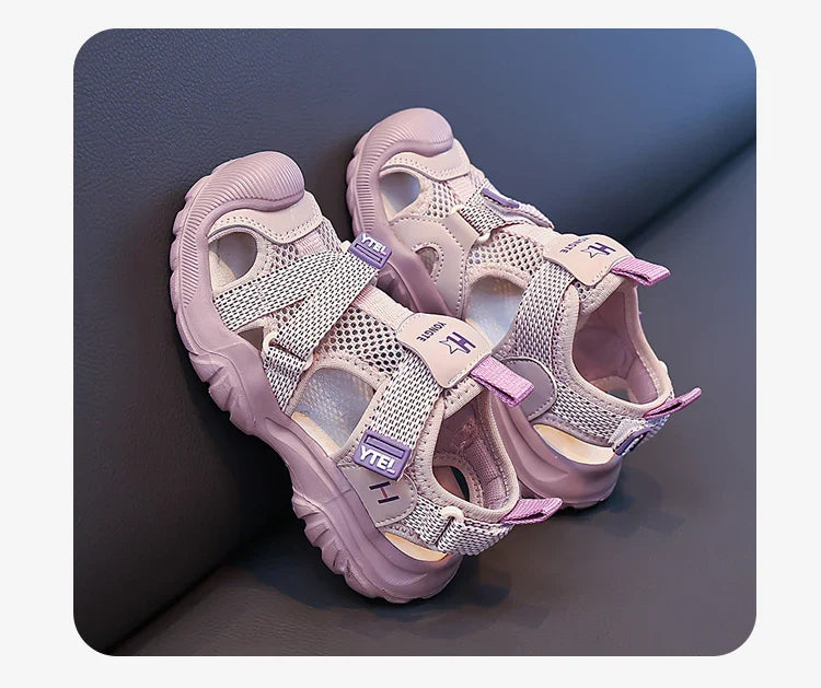 Luxury Kids Shoes Girls Sandals Breathable Non-slip Water Beach Outdoor Shoes Sneaker Children Sports Sandals for Boy