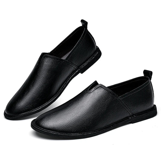 Large Men'S Soft Soled Retro Casual Loafers Comfortable And Non Slip Designed Purely By Hand For Casual Business Shoes 38-47