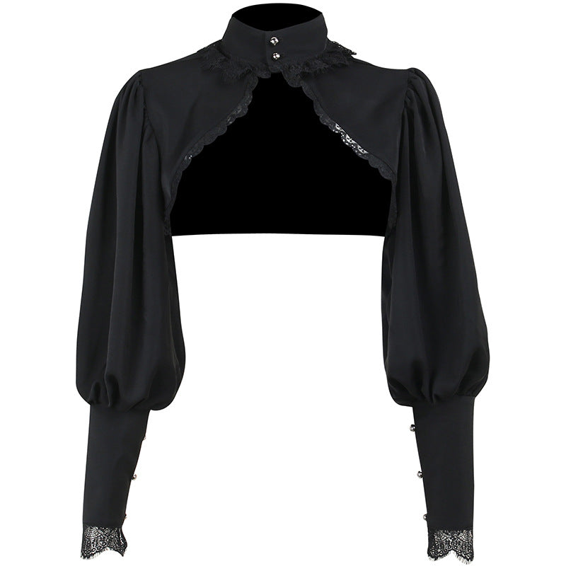 Sleeve Smock High Street Sexy Black Winter Long Sleeve Crop Top Aesthetic Fairy  Blusas Mujer De Moda 2022