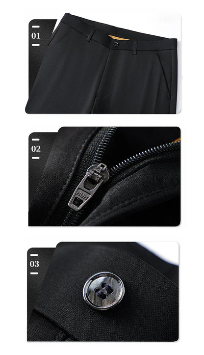 i Mens Stretch Golf Pants Business Casual Dress Pants Regular Fit Straight Leg Work Trousers
