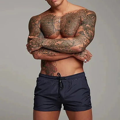 Men's Swimming Trunks Fashion Summer Swimwear Men Summer Beach Shorts Swimming Shorts Boxer Trunks Men Swimsuit