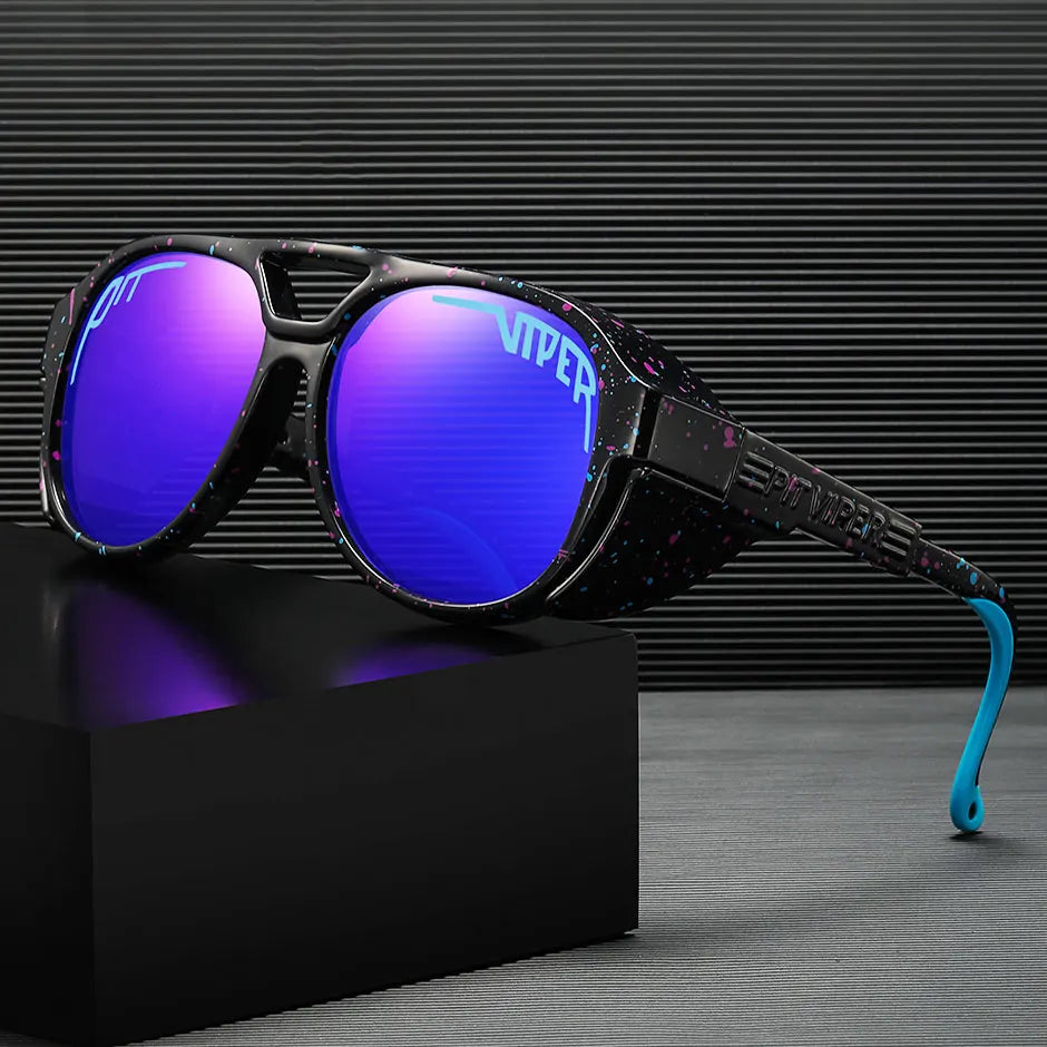 Viper Cycling Sunglasses Adult UV400 Men Women Designer Steam Punk Eyewear Vintage Sun Glasses Retro Goggles