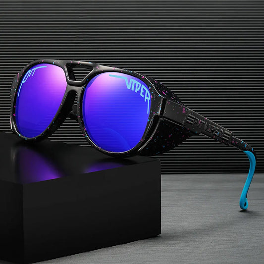 Viper Cycling Sunglasses Adult UV400 Men Women Designer Steam Punk Eyewear Vintage Sun Glasses Retro Goggles