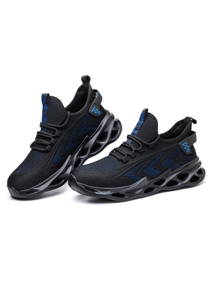 Men's Steel Toe Safety Work Shoes Anti-Smash & Puncture Breathable Lightweight Durable Construction Boots for Industrial Outdoor