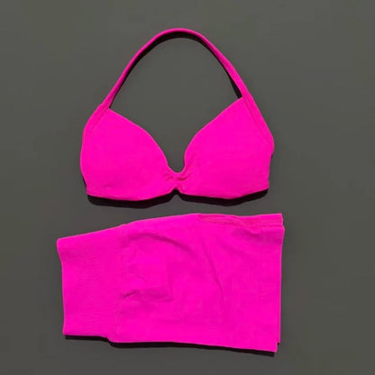 2PCS HISTELLO Seamless Gym Yoga Set Push Up Bra Scrunch Butt Lift Leggings Body Shaping Breathable Comfort Yoga Women Wear