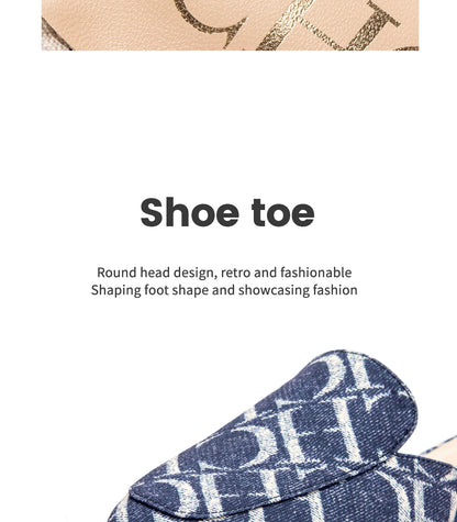 Women's Sandals Non Toe Outdoor Slippers Beach Shoes Luxury Summer New 2024 Slippers Women's Low Heel Shoes