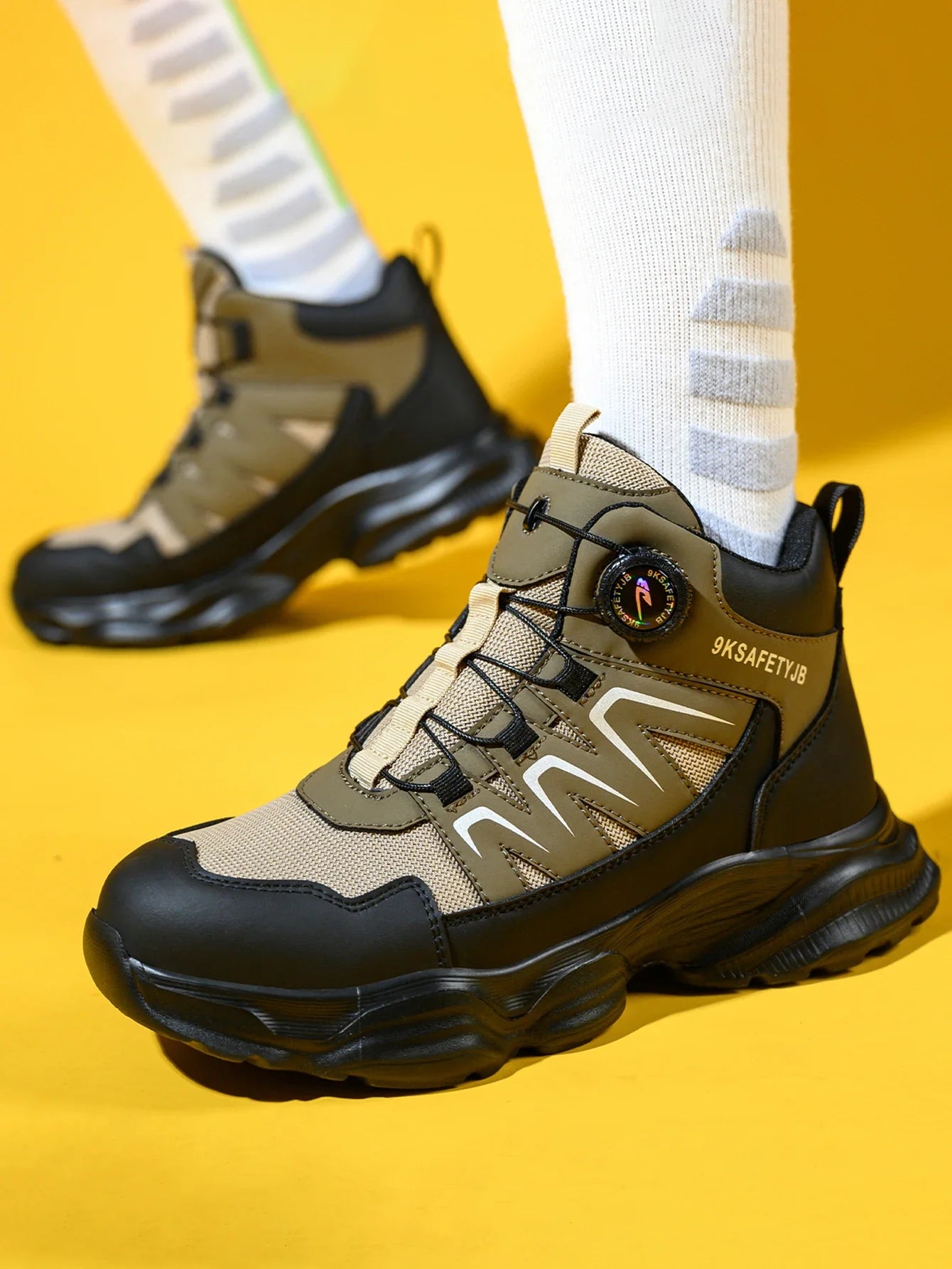 Steel Toe Kevlar-Midsole Safety Shoes Men Anti-Puncture Anti-Smash Non Slip Industrial Work Boots Protection Tactical Boots