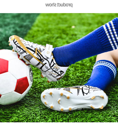 Hot TF/AG Kids Football Shoes Original Child Soccer Shoes Indoor Training Football Field Boots Children‘s Soccer Cleats Sneaker