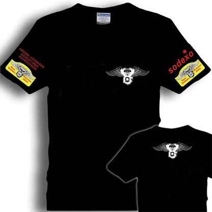 Off-road E-family Cotton Motorcycle T-shirt BMW Printing Short-sleeved Locomotive Racing Car Mercedes-Benz Audi Men's Clothing