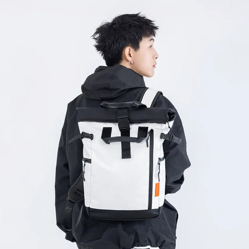 Men's Travel Bag Laptop Computer Backpack Outdoor Waterproof Camping Hiking School Bag College Business Rucksack