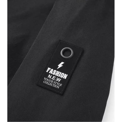 New men's jacket + thickened pants set, suitable for autumn and winter seasons, office, outdoor leisure, and fashionable sports