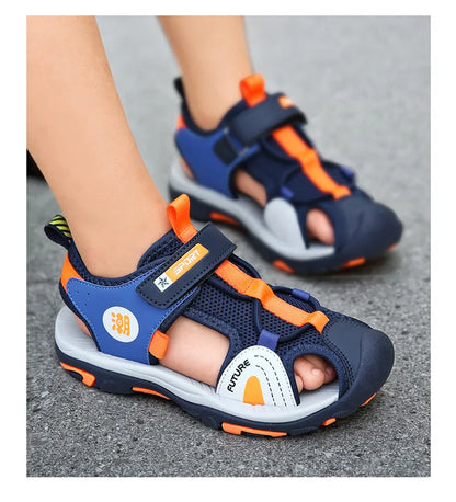 Children's Sandals Boys Girls Breathable Summer Sport for Outdoor Beach Shoes Anti-collision Comfortable Walking Sandalies