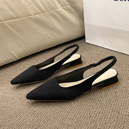 Slippers Women Summer New Toe Over Indoor Sandals Square Toe Solid Flat Shoes Fashion Beach Adult Sandals
