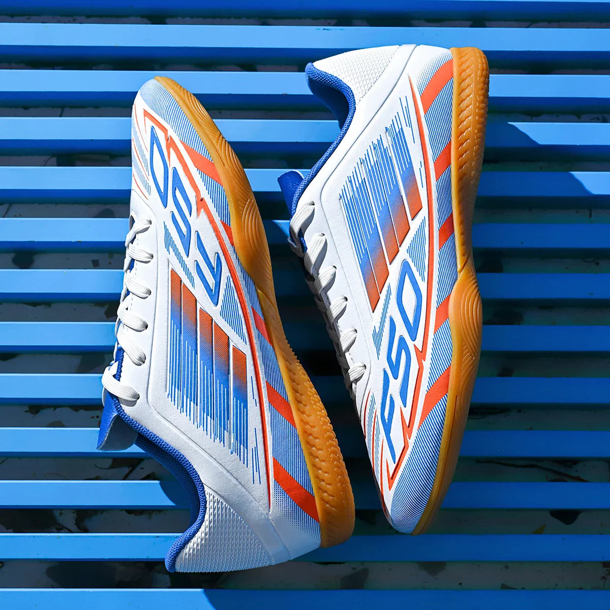 Men's special five-a-side IC indoor flat football shoes suitable for indoor breathable football shoes