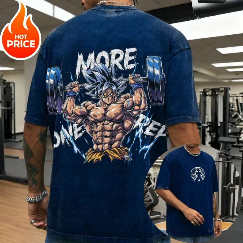 Super Saiyan Son Goku Gym Vintage Harajuku Anime Dragon Ball Men Summer T-Shirt Loose Women Streetwear Casual Short Sleeve Tee