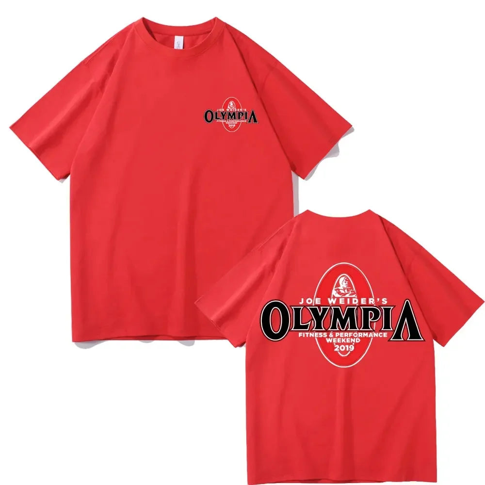 Crew Neck T - Shirt with Fitness - Olympia - Inspired Graphic Unisex Short Sleeve T-shirt High Quality Graphic T Shirts Y2k Tee
