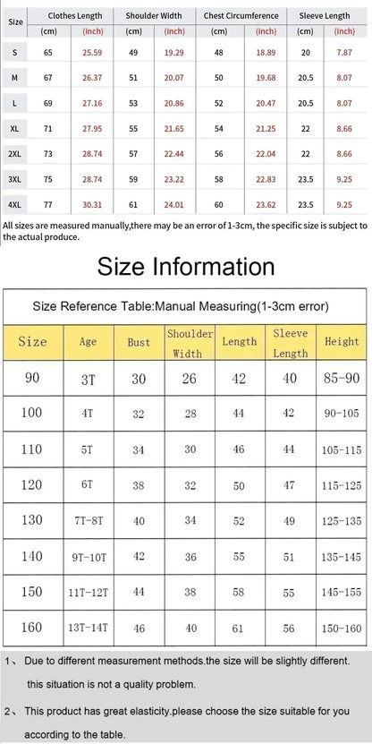 30th Anniversary Vulpix Printed T-shirt Summer New Men's and Women's Loose Casual Hip Hop Trendy Short Sleeve Top