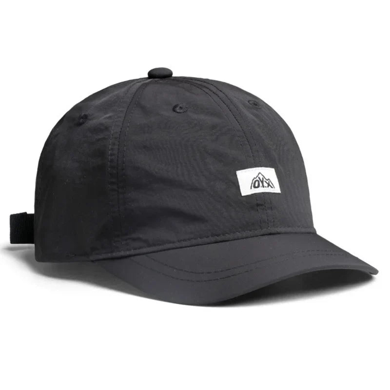 Quick-Dry Baseball Caps - Breathable, Adjustable, Soft Top, Short Brim,Outdoor Fashion Headwear for Sports, Daily Life, and Trav