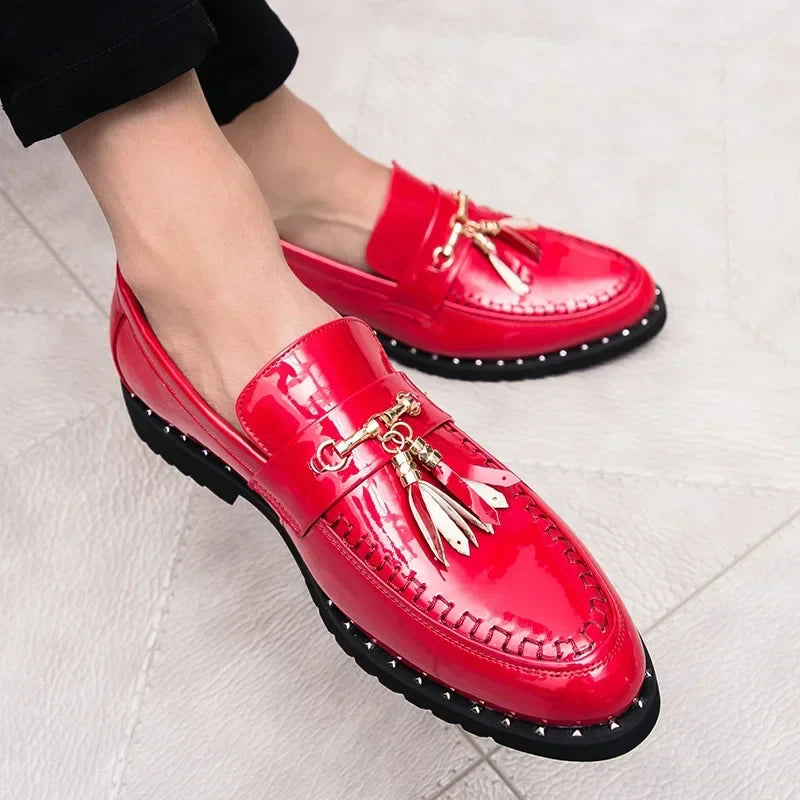 Men loafers Mens loafers leather Man shoes leather tassel Mocassin homme Calzado hombre Zapatos de hombre Men shoes